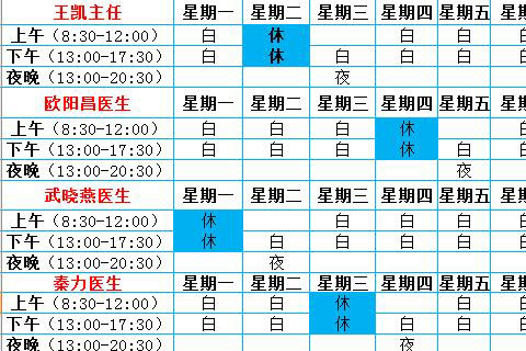 合肥佳德口腔医生排班时间